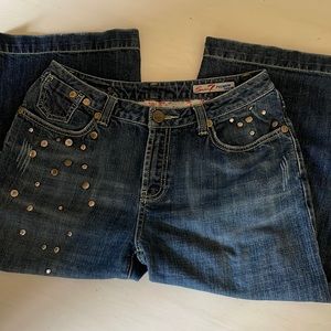 Designer capri jeans by SEVEN7 sz 14